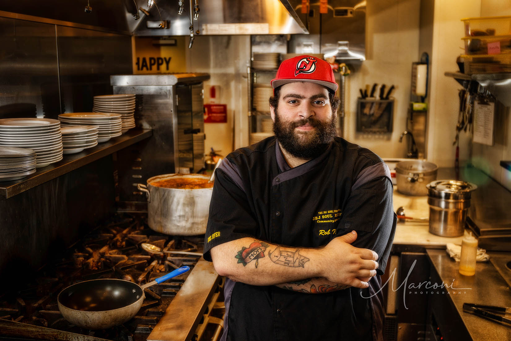 Chef Portrait kitchen