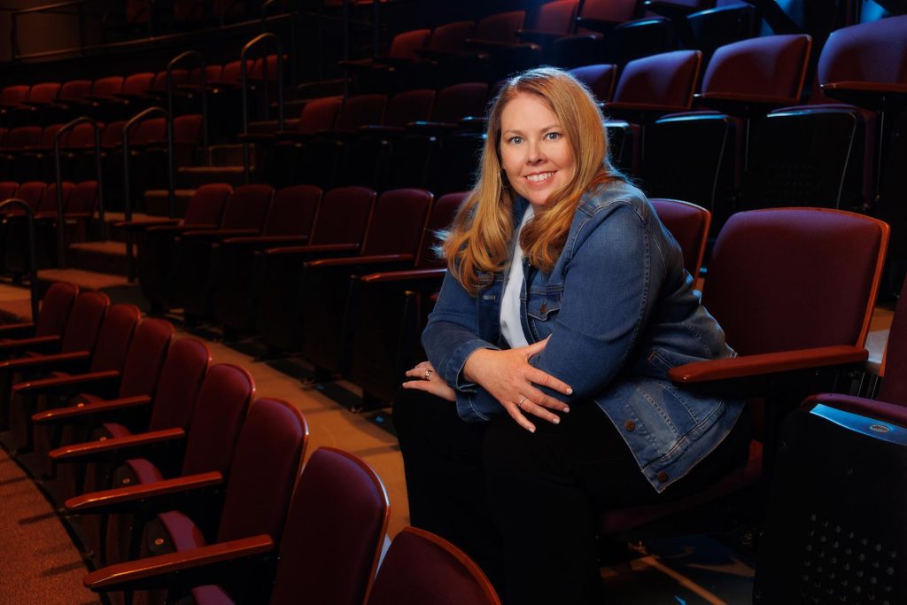 Headshot in theater