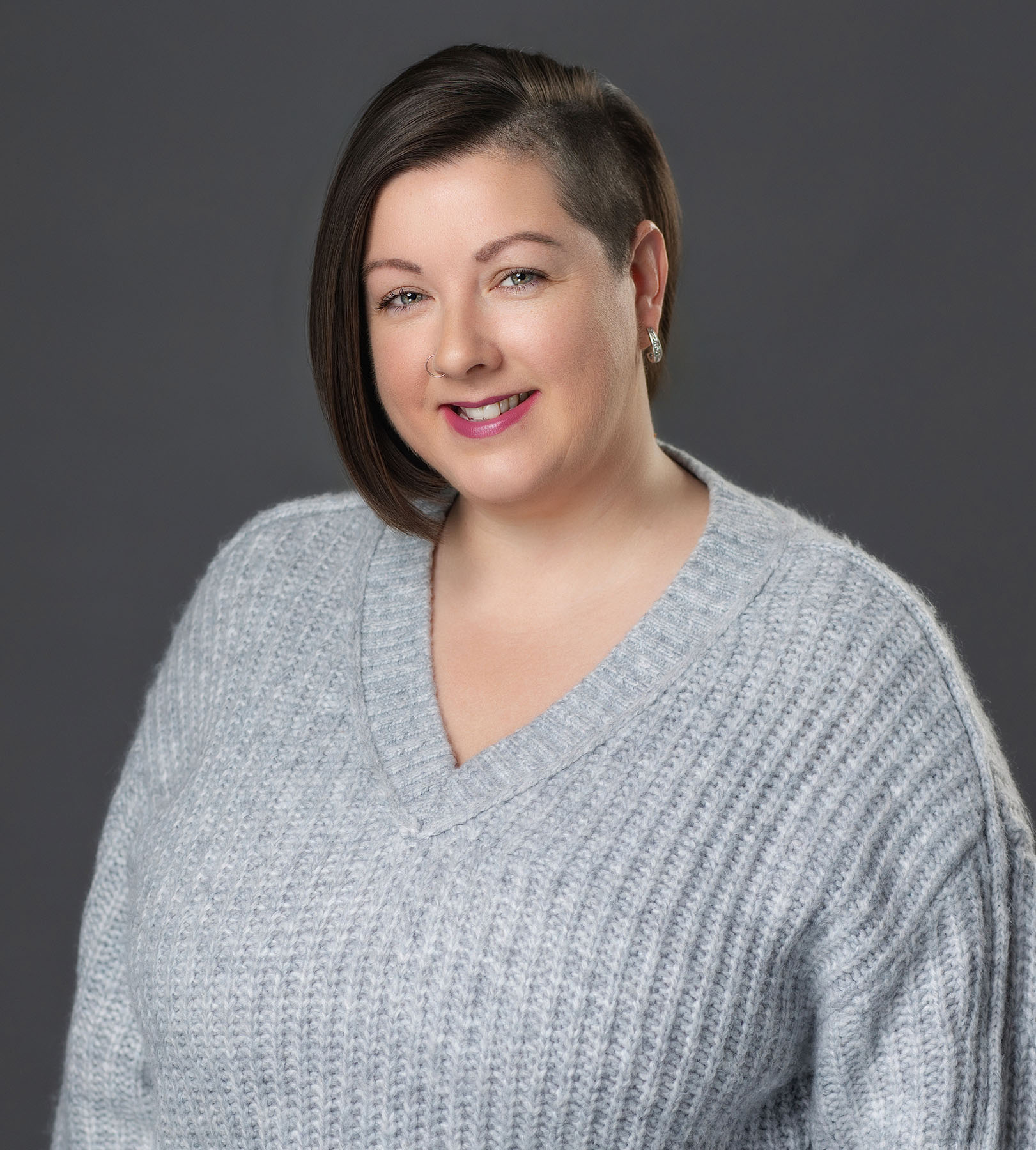 Casual woman business headshot