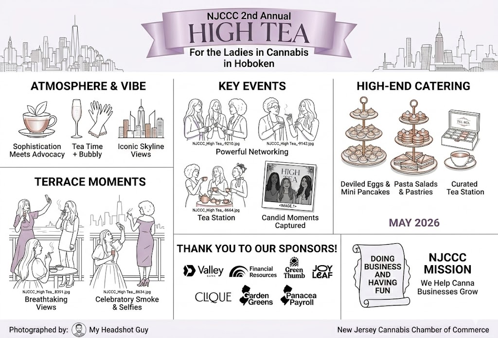 NJCCC High Tea for ladies in cannabis event info