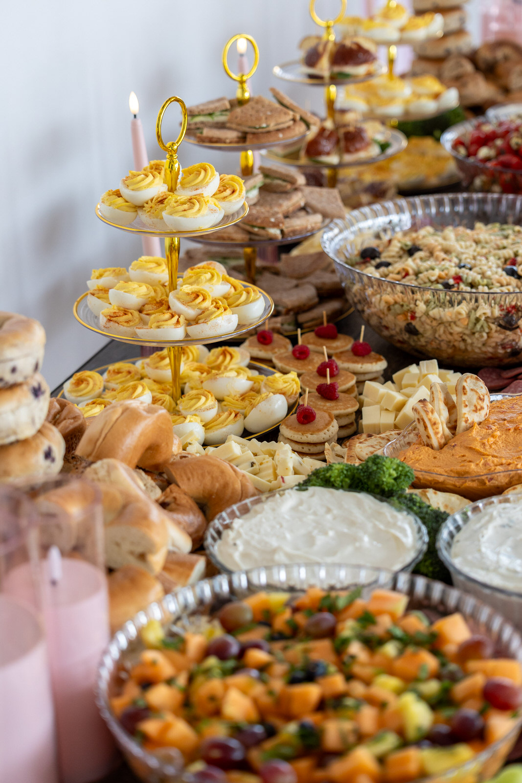 Table of Food Spread for luxury event
